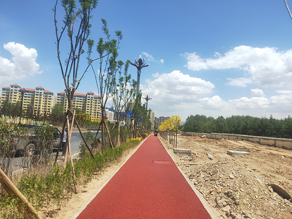 彩色瀝青路面